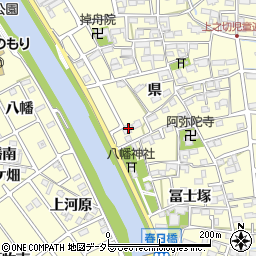 愛知県清須市春日県111周辺の地図