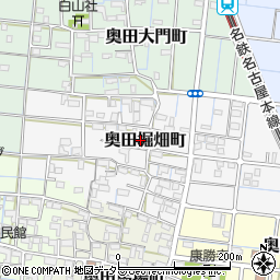 愛知県稲沢市奥田堀畑町51周辺の地図