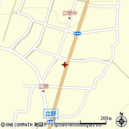 兵庫県朝来市立野209周辺の地図