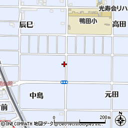 愛知県北名古屋市九之坪周辺の地図