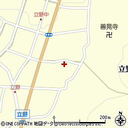 兵庫県朝来市立野245周辺の地図