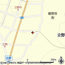 兵庫県朝来市立野247周辺の地図