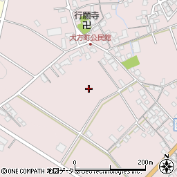 滋賀県彦根市犬方町周辺の地図