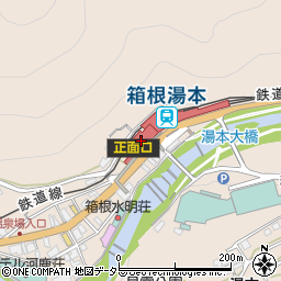 箱根登山鉄道株式会社　箱根湯本駅周辺の地図