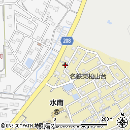 愛知県瀬戸市東松山町198周辺の地図