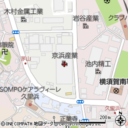 京浜産業周辺の地図