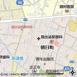 静岡県富士宮市朝日町16周辺の地図
