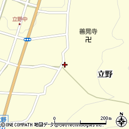 兵庫県朝来市立野285周辺の地図