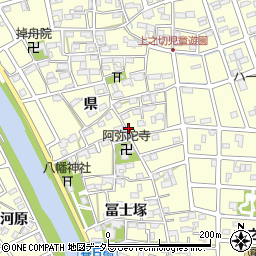 愛知県清須市春日県152周辺の地図
