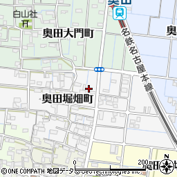 愛知県稲沢市奥田堀畑町28周辺の地図
