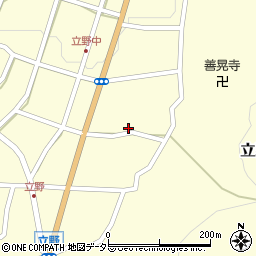 兵庫県朝来市立野347周辺の地図