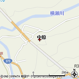 鳥取県八頭郡智頭町中原周辺の地図