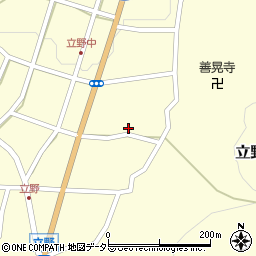 兵庫県朝来市立野346-1周辺の地図