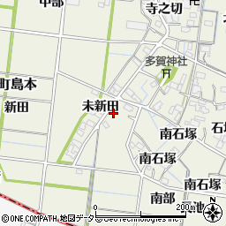 愛知県稲沢市祖父江町島本周辺の地図
