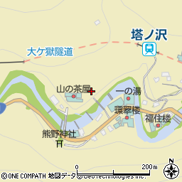 神奈川県足柄下郡箱根町塔之澤周辺の地図