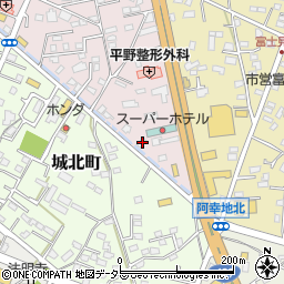 静岡県富士宮市ひばりが丘699周辺の地図