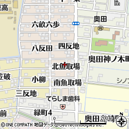 愛知県稲沢市奥田町（北魚取場）周辺の地図