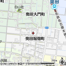 愛知県稲沢市奥田堀畑町21周辺の地図