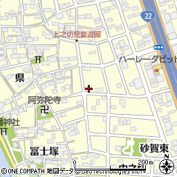 愛知県清須市春日川中103周辺の地図