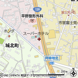 ＥＮＥＯＳ　ＥｎｅＪｅｔ富士宮バイパスＳＳ周辺の地図