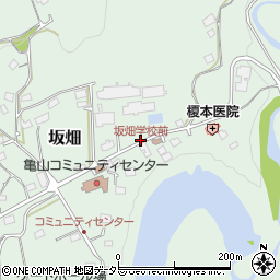 坂畑学校前周辺の地図