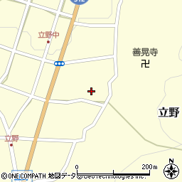 兵庫県朝来市立野329周辺の地図