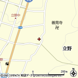 兵庫県朝来市立野325周辺の地図