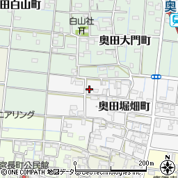 愛知県稲沢市奥田堀畑町15周辺の地図