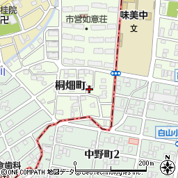 愛知県名古屋市北区桐畑町35周辺の地図