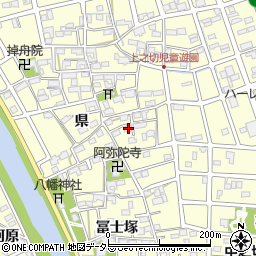 愛知県清須市春日県151周辺の地図