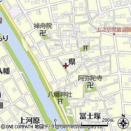 愛知県清須市春日県95周辺の地図