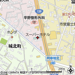 静岡県富士宮市ひばりが丘695周辺の地図