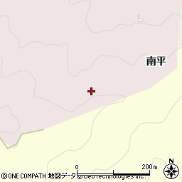 愛知県豊田市下中町南平周辺の地図