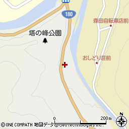 鳥取県日野郡日野町高尾104周辺の地図