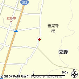 兵庫県朝来市立野287周辺の地図