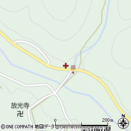 京都府南丹市美山町原彦谷周辺の地図
