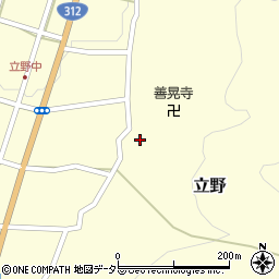兵庫県朝来市立野290周辺の地図