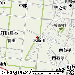愛知県稲沢市祖父江町島本北同所周辺の地図