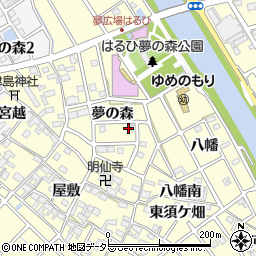 愛知県清須市春日夢の森127周辺の地図