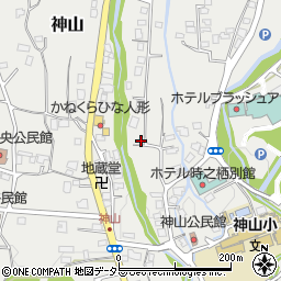 静岡県御殿場市神山749-3周辺の地図
