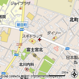 静岡県富士宮市光町15-18周辺の地図