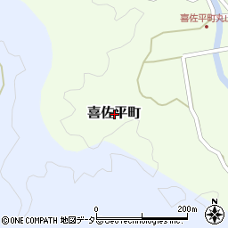 愛知県豊田市喜佐平町周辺の地図