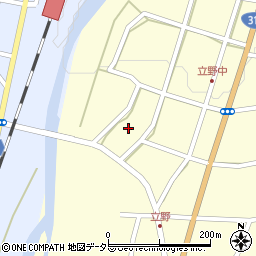 兵庫県朝来市立野181周辺の地図