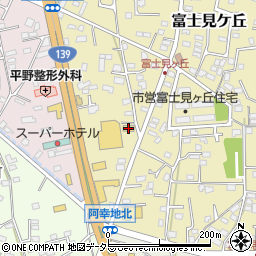 セブンイレブン富士宮富士見ケ丘店周辺の地図