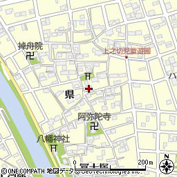 愛知県清須市春日県88周辺の地図