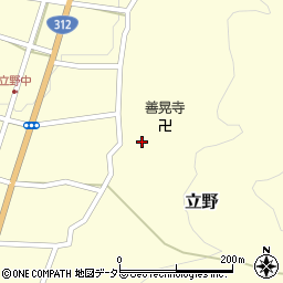 兵庫県朝来市立野307周辺の地図