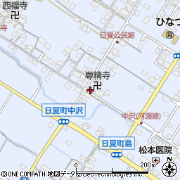 彦根日夏郵便局 ＡＴＭ周辺の地図