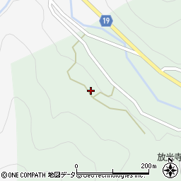 京都府南丹市美山町原畑中周辺の地図