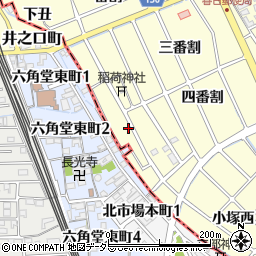愛知県清須市春日稲荷周辺の地図