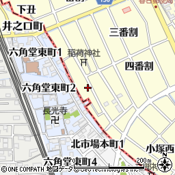愛知県清須市春日（稲荷）周辺の地図